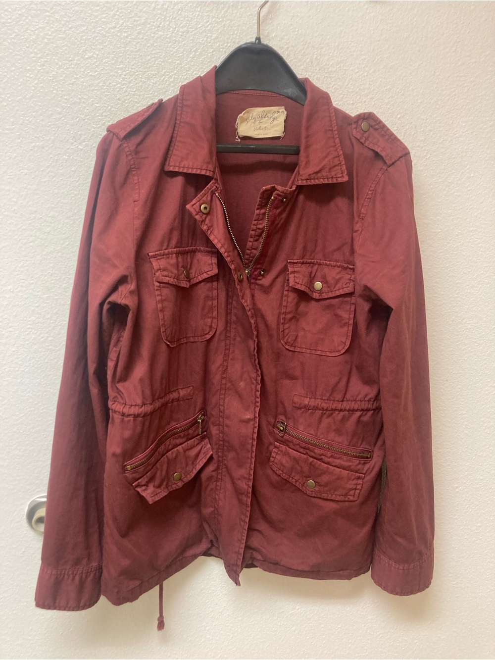 LILY ALDRIDGE FOR VELVET Barn Coat Field Jacket Utility (M)